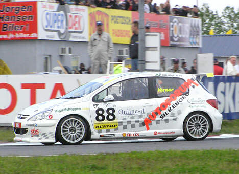 Klaus Verner måtte springe den fri træning over. (Foto: Motorsporten.dk)